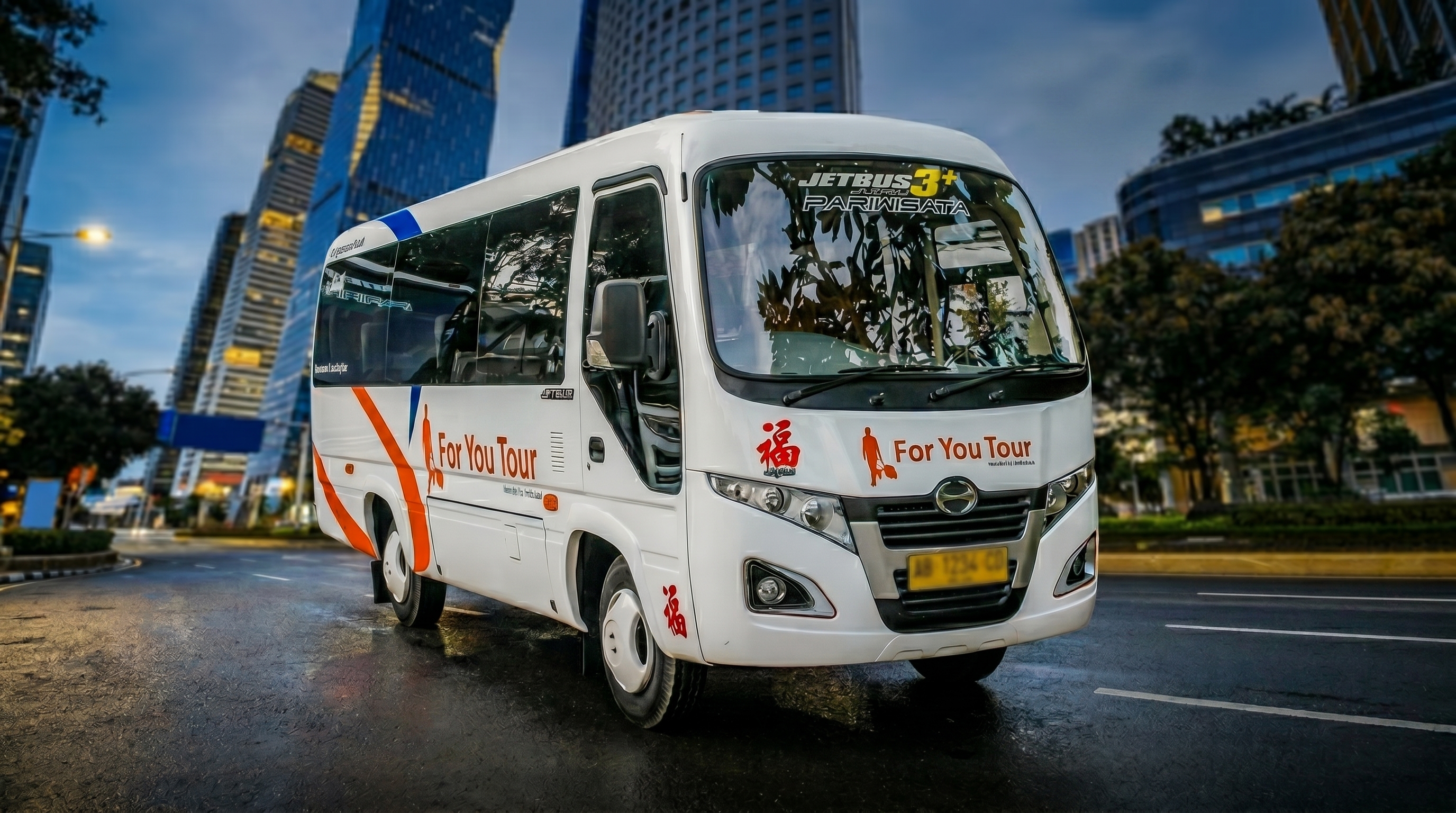 Sewa Jetbus Jumbo 8-18 Seat Bandung